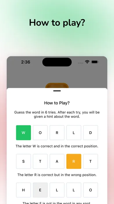 Ảnh chụp màn hình của Wordfor - Word Game