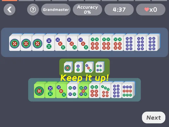 Zrzuty ekranu Mahjong Training - Be a Master iPad 