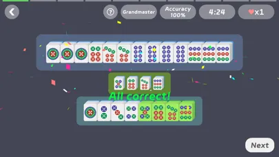 Zrzuty ekranu Mahjong Training - Be a Master