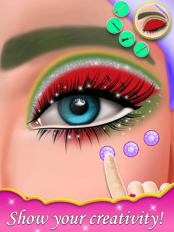 Скриншоты Eye Art Beauty Makeup Games iPad 
