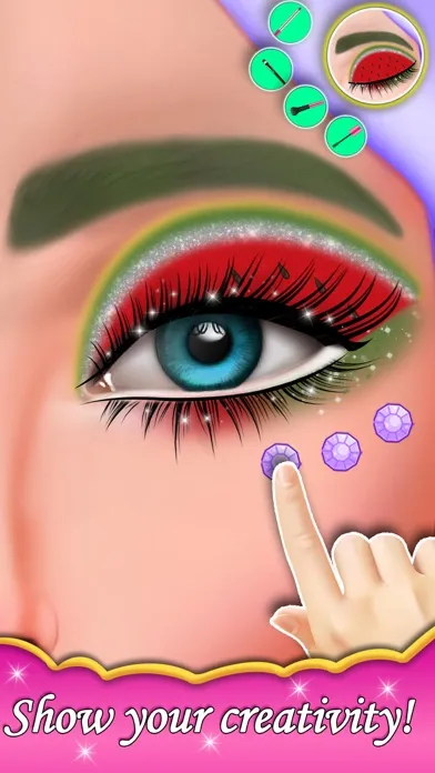 Скриншоты Eye Art Beauty Makeup Games