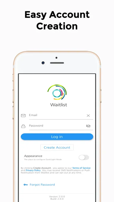 Capturas de pantalla de WaitList Client