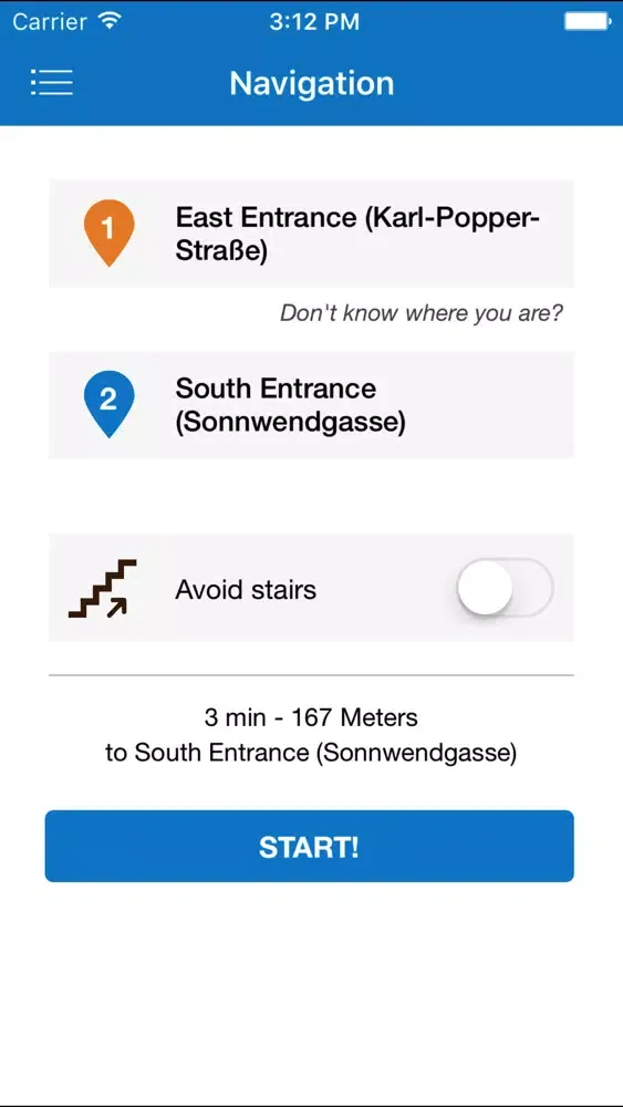 Zrzuty ekranu ÖBB Wien Hauptbahnhof