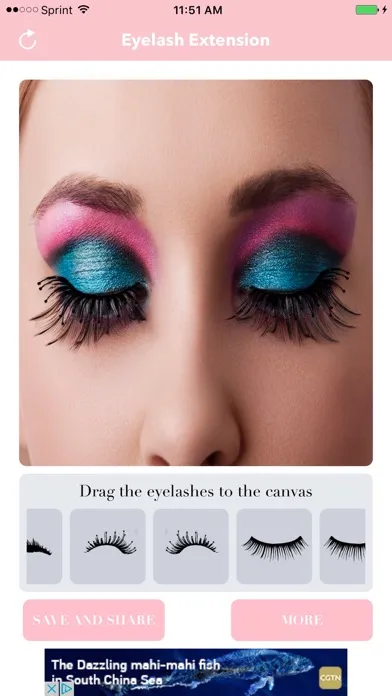 Eyelash Extension Screenshots
