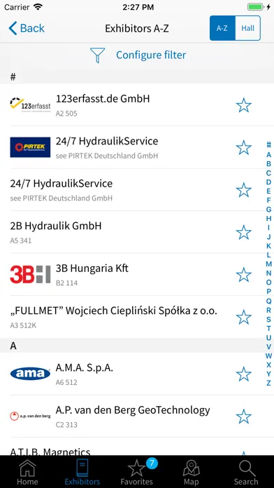 Скриншоты bauma app