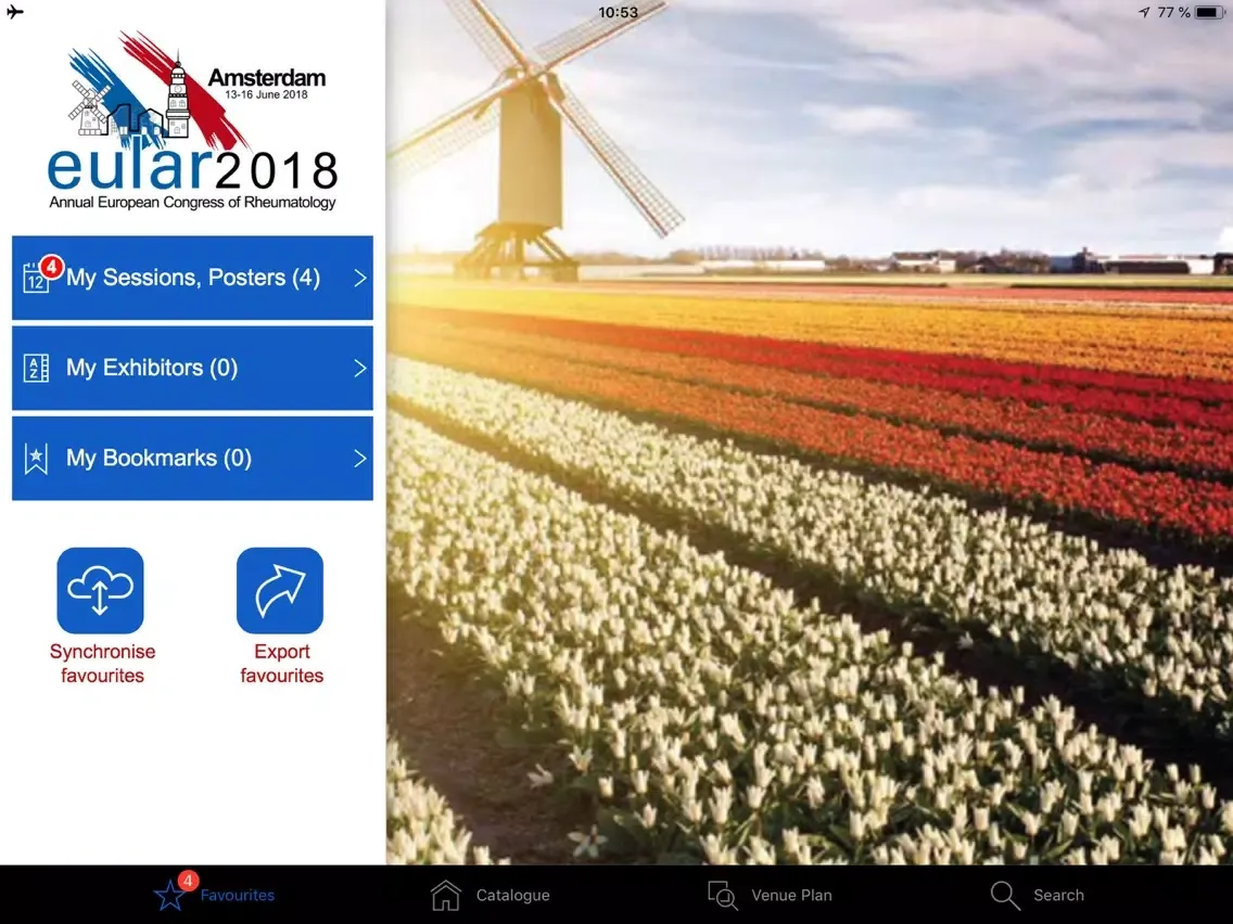 EULAR 2018 iPad  Screenshots