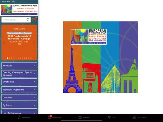 ภาพหน้าจอของ EuMW 2024 iPad 
