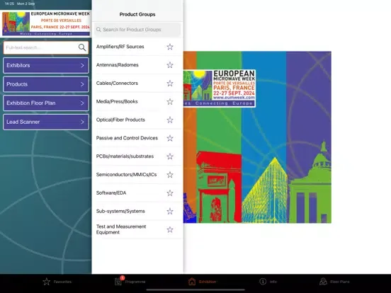 ภาพหน้าจอของ EuMW 2024 iPad 