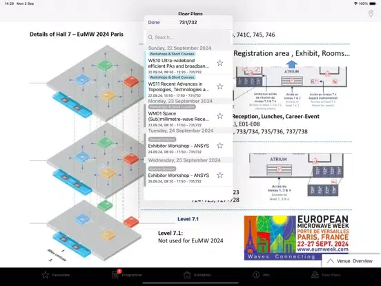 ภาพหน้าจอของ EuMW 2024 iPad 