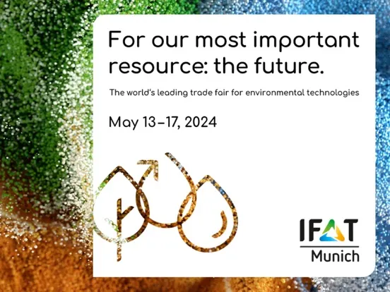 Tangkapan layar IFAT Munich 2024 iPad 