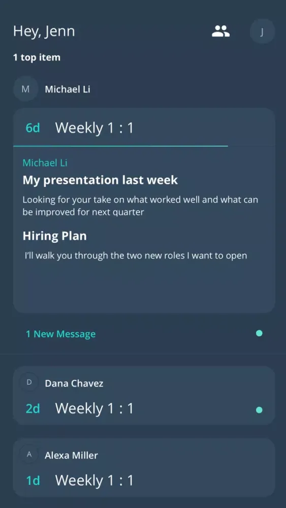 Capturas de tela do EyeLevel: Build a happier team