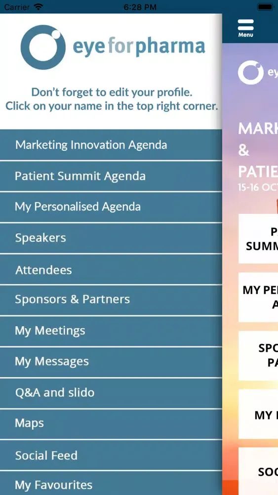 Capturas de pantalla de eyeforpharma London