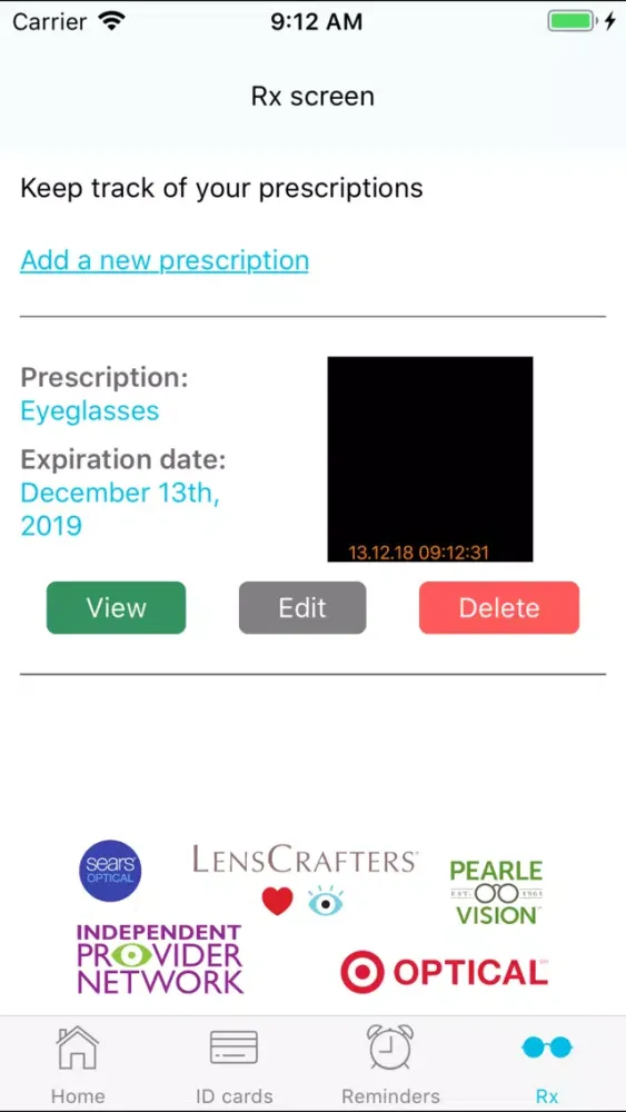 ภาพหน้าจอของ Aetna Vision Preferred℠