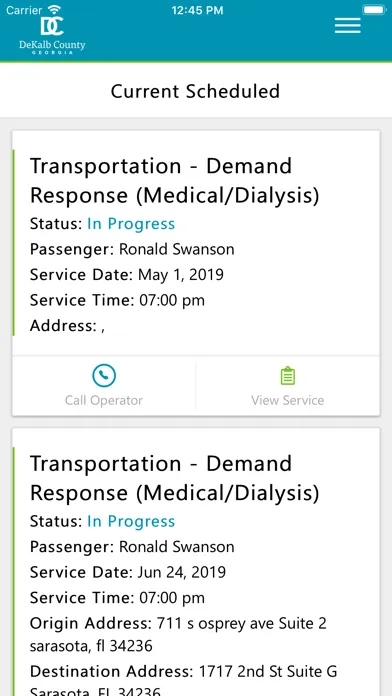 Screenshot di DeKalb Human Services