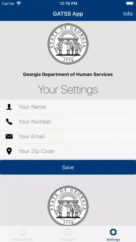 Capturas de pantalla de GATSS (GA Tele Support Snrs)