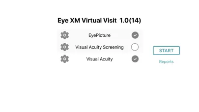 Zrzuty ekranu Eye XM Virtual Visit