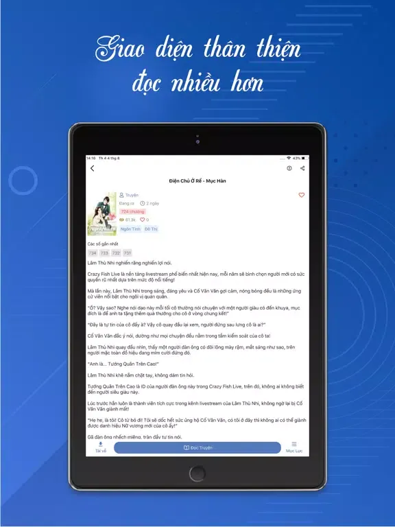 ภาพหน้าจอของ TruyenFull - Đọc truyện 24/7 iPad 