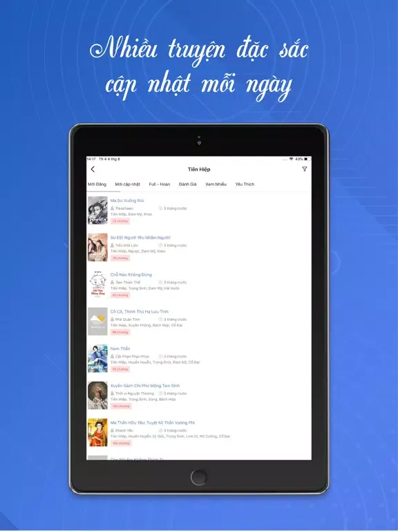 ภาพหน้าจอของ TruyenFull - Đọc truyện 24/7 iPad 