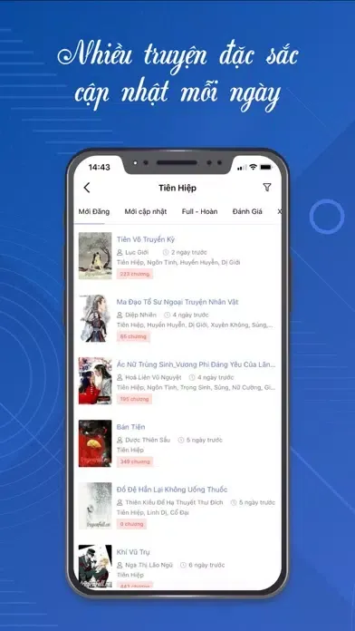 ภาพหน้าจอของ TruyenFull - Đọc truyện 24/7