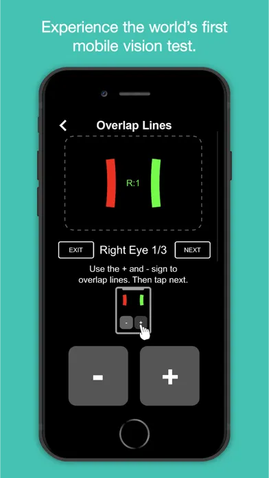 تصاویر EyeQue PVT: Mobile Vision Test