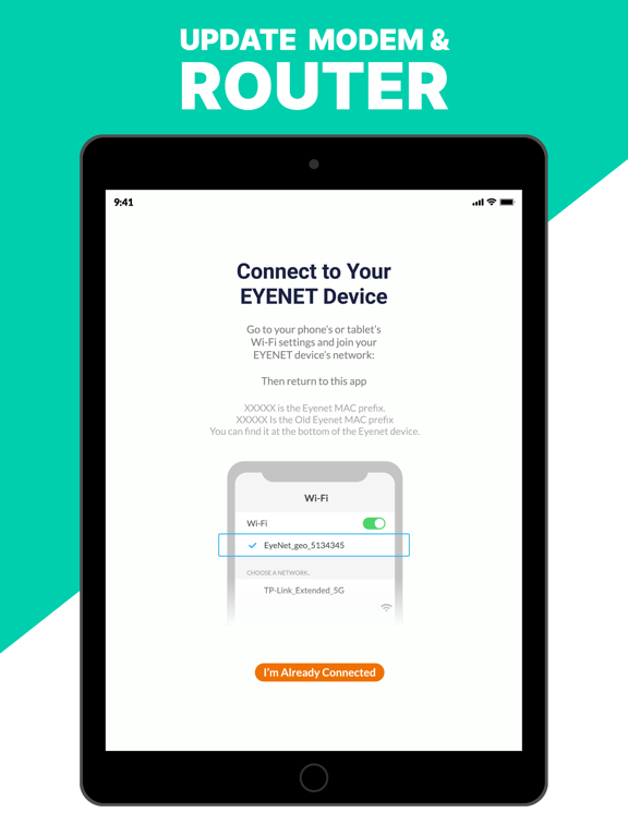 Eyenet Upgrader iPad  Screenshots