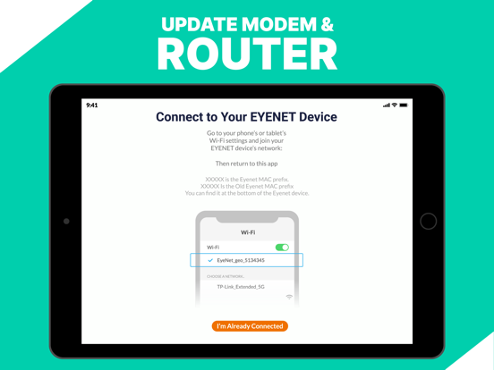 Eyenet Upgrader iPad  Screenshots