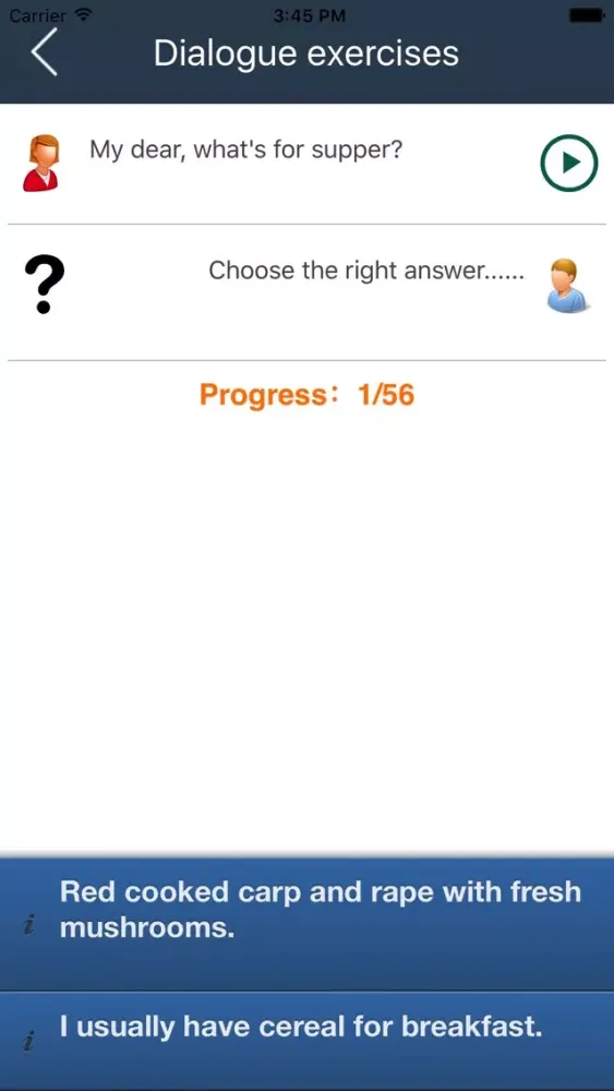 Tangkapan skrin English listening practice 12b