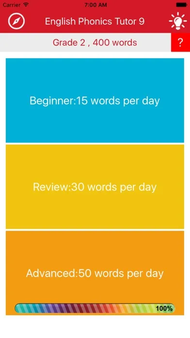 Ảnh chụp màn hình của Phonics Tutor 13 — Learn 700 words using phonics