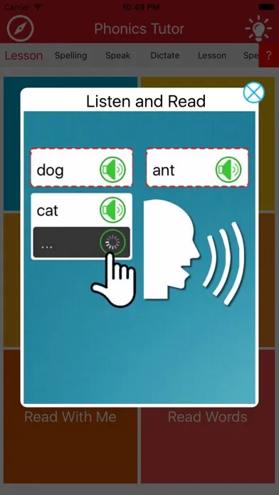 Ảnh chụp màn hình của Phonics Tutor 13 — Learn 700 words using phonics