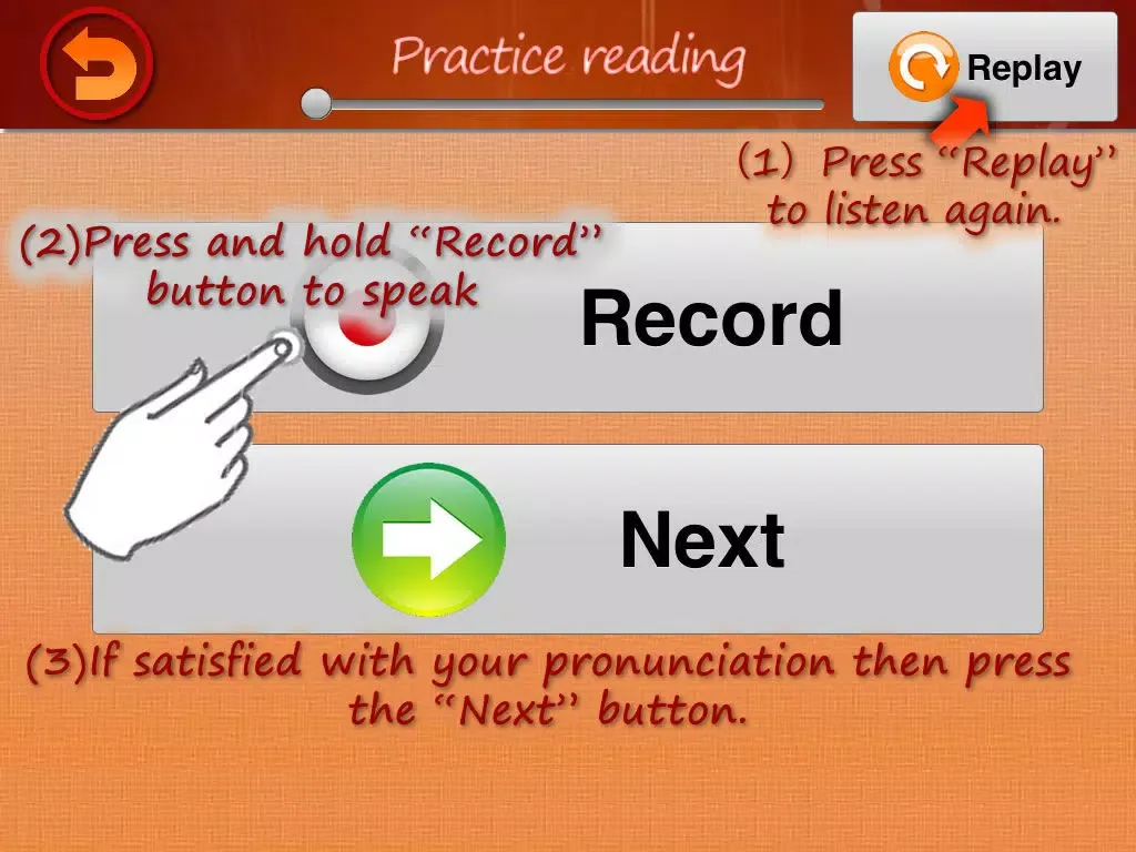 Zrzuty ekranu Spoken tutor V5 iPad 