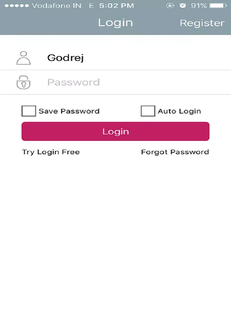 Скриншоты Godrej Eyetrace Mobiclient HD iPad 