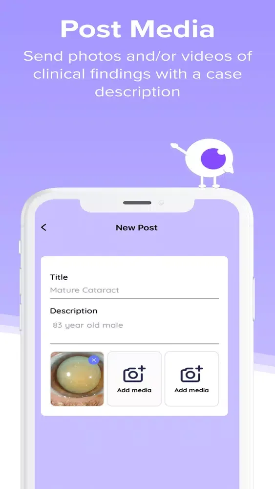 Capturas de tela do Eyeward - Secure Eye Care Chat
