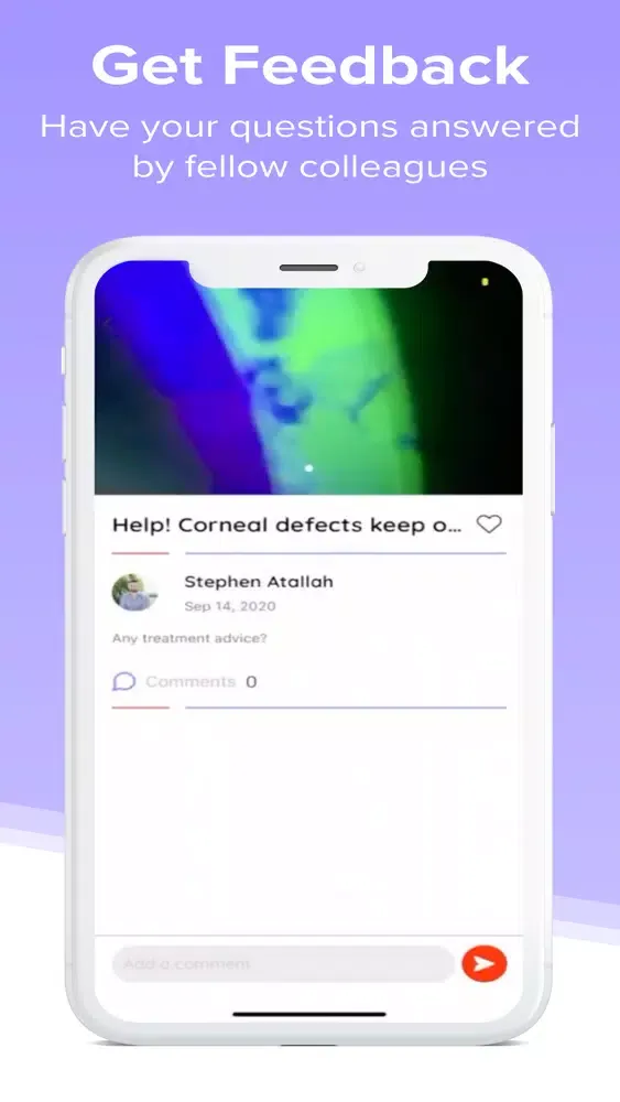 Capturas de tela do Eyeward - Secure Eye Care Chat
