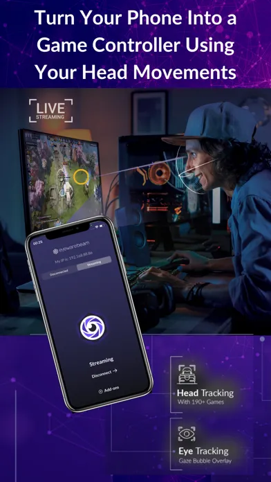 Capturas de pantalla de Beam Gaming Head & Eye Tracker