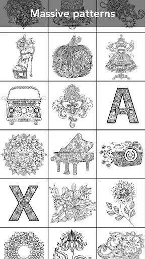 ภาพหน้าจอของ Mandala Coloring Book