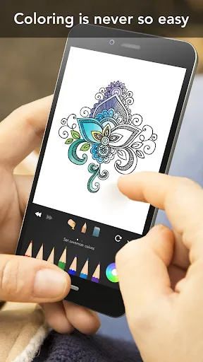 ภาพหน้าจอของ Mandala Coloring Book