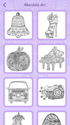 ภาพหน้าจอของ Mandala Coloring Book