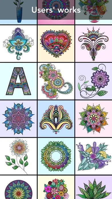 Mandala Coloring Book 스크린샷