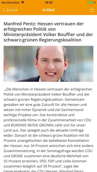 Tangkapan layar CDU intern