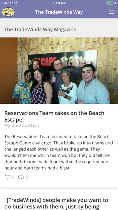 Capturas de tela do TW Way - TradeWinds App