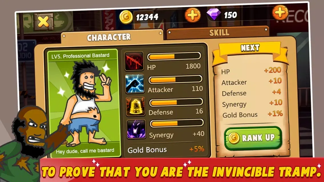 Zrzuty ekranu Invincible Tramp