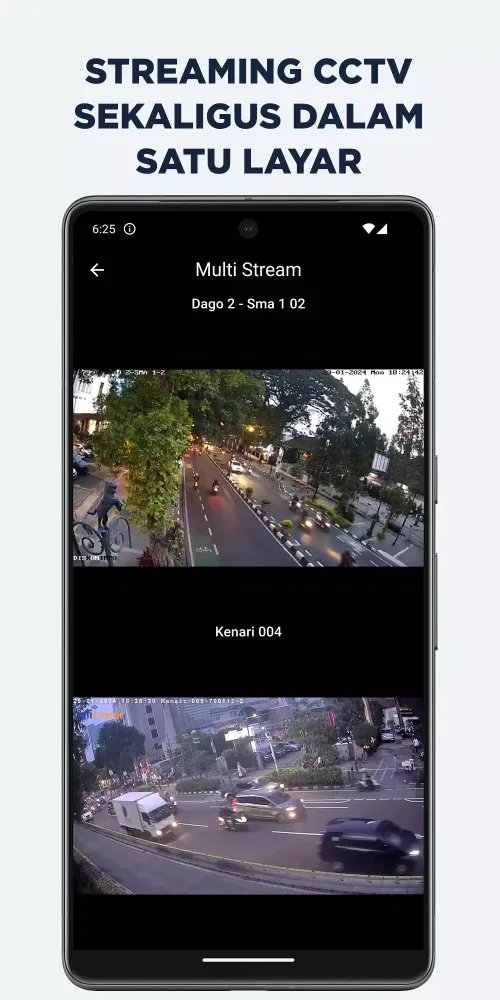 Tangkapan skrin CCTV ATCS Kota Indonesia Live