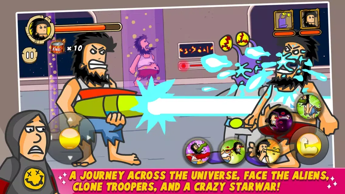 Tangkapan layar Hobo Fighting