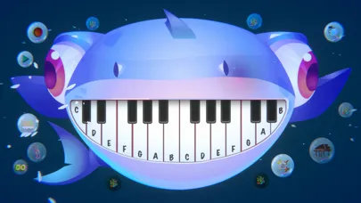 i Cute Shark Piano Sound Music 스크린샷