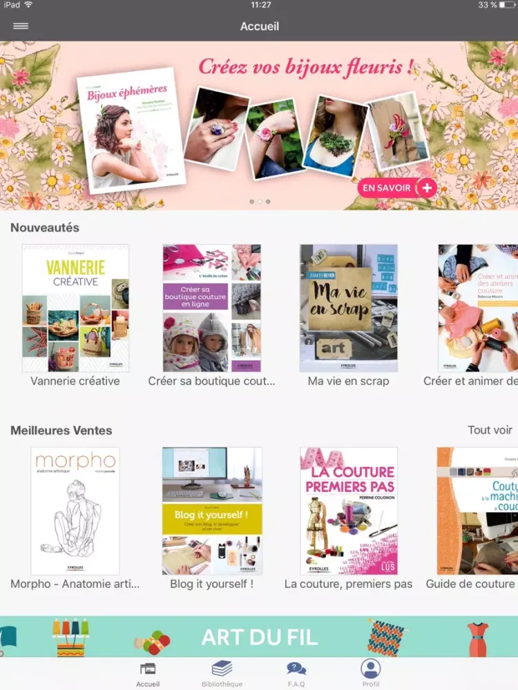 Ảnh chụp màn hình của Loisirs créatifs by Eyrolles iPad 