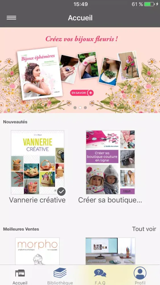Ảnh chụp màn hình của Loisirs créatifs by Eyrolles