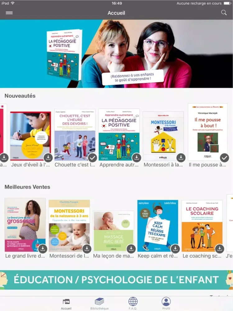 Zrzuty ekranu Parents by Eyrolles iPad 