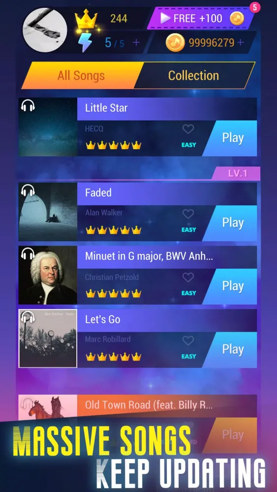 Screenshot di Tap Music 3D