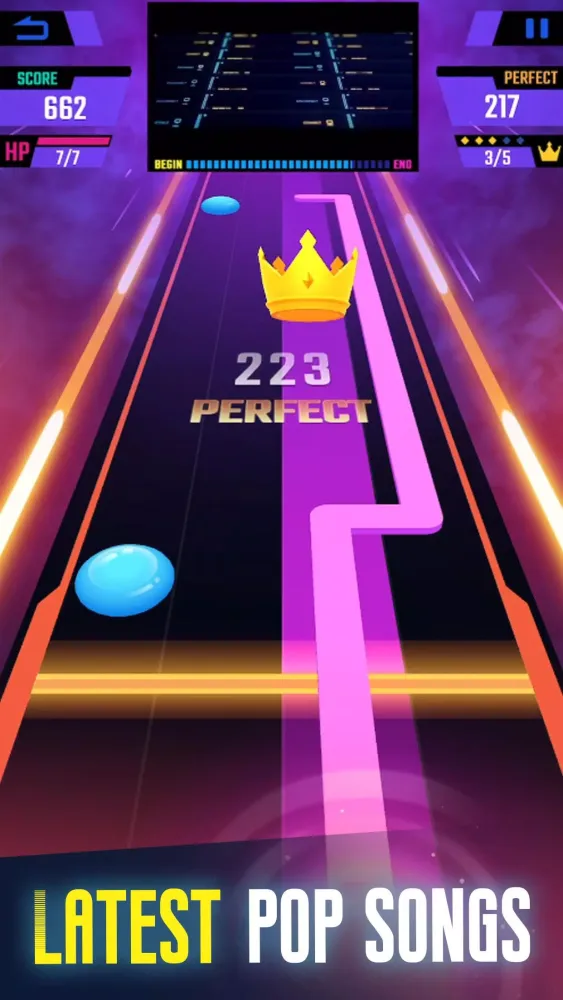 Screenshot di Tap Music 3D