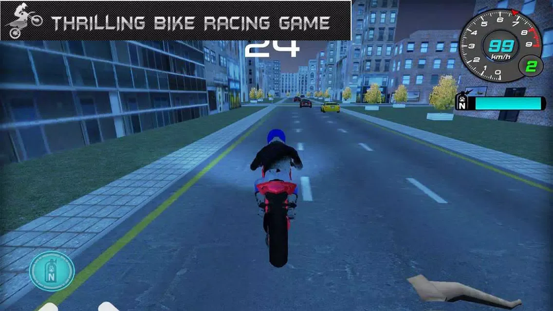 Capturas de tela do Night Fast Motorcycle RideCITY